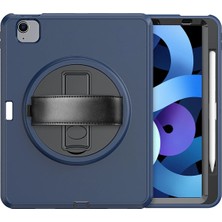 Rory Newface Ipad 2022 10.9 (10.nesil) Kılıf Hand Strap Tablet Kılıfı - Lacivert