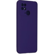Rory Newface Xiaomi Redmi 10C Kılıf Nano Içi Kadife Silikon - Mor