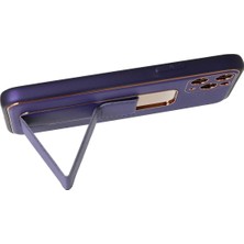 Rory Newface Iphone 11 Pro Kılıf Coco Deri Standlı Kapak - Mor