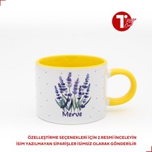 Bir Tasarım Lavantalı Isimli Sweet Fincan