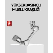 Rory Döner Musluk Başlığı Çok Açılı Robotik Kol Su Tasarruflu