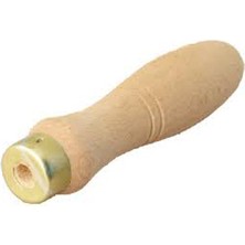 Calperia Ahşap Eğe Sapı - Düz (Geniş Ağızlı)