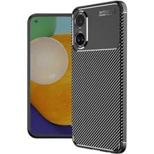 Rory Newface Oppo A60 Kılıf Auto Focus Karbon Kapak - Siyah