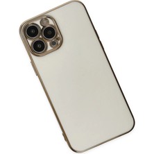 Rory Newface Iphone 14 Pro Max Kılıf Volet Silikon - Beyaz