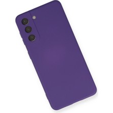 Rory Newface Samsung Galaxy S21 Kılıf Nano Içi Kadife Silikon - Mor