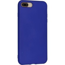 Rory Newface Iphone 7 Plus Kılıf Nano Içi Kadife Silikon - Lacivert