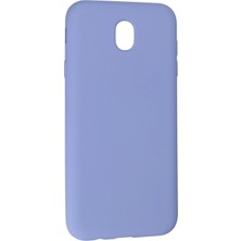 Rory Newface Samsung Galaxy J7 Pro / J730 Kılıf Nano Içi Kadife Silikon - Lila