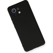 Rory Newface Xiaomi Mi 11 Kılıf Nano Içi Kadife Silikon - Siyah
