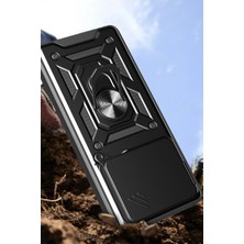 Rory Newface Xiaomi Mi 15 Kılıf Pars Lens Yüzüklü Silikon - Yeşil