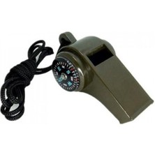 Calperia Çok Fonksiyonlu Düdük Pusula  Kamp Termometre Acil Survival Dişli Düdük