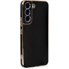 Rory Newface Samsung Galaxy S21 Kılıf Volet Silikon - Siyah