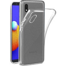 Rory Newface Samsung Galaxy A01 Core Kılıf Lüx Şeffaf Silikon