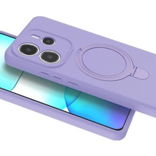 Rory Newface Xiaomi Redmi Note 14 4g Regal Magsafe Standlı Kapak - Lila