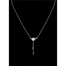 BG Jewellery 925 Ayar Gümüş Çiçekli Sarkıntılı Kolye – Zarif Kadın Takı