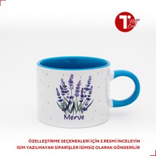 Bir Tasarım Lavantalı Isimli Sweet Fincan