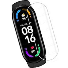 Rory Newface Xiaomi Mi Band 6 Polymer Nano Ekran Koruyucu - Şeffaf