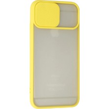 Rory Newface Iphone 6 Plus Kılıf Palm Buzlu Kamera Sürgülü Silikon - Sarı