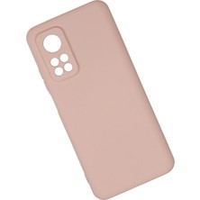 Rory Newface Xiaomi Mi 10T Kılıf Nano Içi Kadife Silikon - Pudra