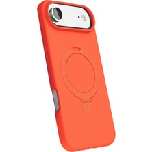 Rory Newface Apple Iphone 17 Air Regal Magsafe Standlı Kapak - Turuncu