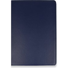 Rory Newface Samsung Galaxy T590 Tab A 10.5 Kılıf 360 Tablet Deri Kılıf - Lacivert