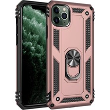 Rory Newface Iphone 11 Pro Max Kılıf Sofya Yüzüklü Silikon Kapak - Rose