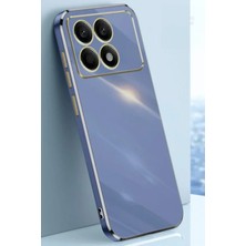 Rory Newface Xiaomi Poco X6 Pro Kılıf Volet Silikon - Mavi