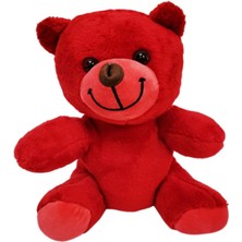 Calperia Sevimli Kırmızı Oyuncak Peluş Ayıcık