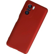 Rory Newface Xiaomi Poco F3 Kılıf First Silikon - Kırmızı