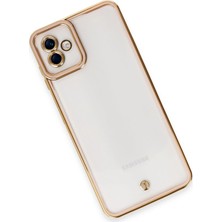 Rory Newface Samsung Galaxy A04 Kılıf Liva Lens Silikon - Rose