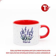 Bir Tasarım Lavantalı Isimli Sweet Fincan