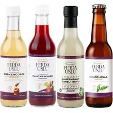 Fermente Mutfağım Fermente İçecekler Tadım Paketi 4’lü