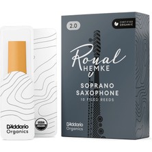 D'addario RHKP10SSX200 Frederick Hemke Soprano Saksafon Kamışı No: 2.0 (Profesyonel) - 10'lu Paket | Kısa Vamp ve Fransız Kesim (Filed), Koyu ve Zengin Tını