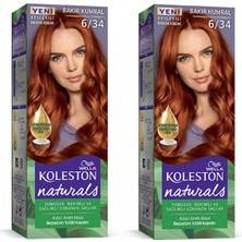 Herşeytrend Naturals Saç Boyası Bakır Kumral 6/34 2x Paket