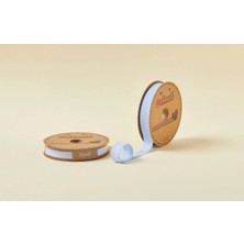 Durukar Biye Çizgili Katlı C01 Mavi 2 cm 25 Metre %65 Koton %35 Polyester