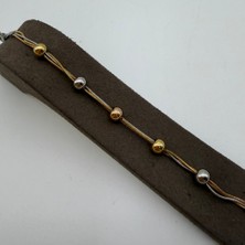 Mare Accessories Top Boncuklu Üçlü Ip Zincir Bileklik