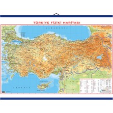 Edulab TÜRKİYE FİZİKİ HARİTASI 78X135 CM