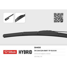 Silbak Snmswrld Silecek Süpürgesi [ Hybrid Tip 450MM Universal ]