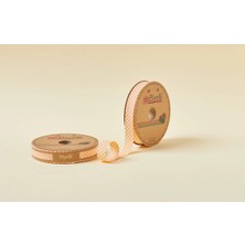 Durukar Biye Ekoseli Katlı E06 Turuncu 2 cm 25 Metre %65 Koton %35 Polyester