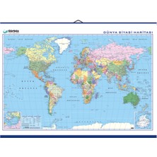 Edulab DÜNYA SİYASİ HARİTASI (Kaplamalı)