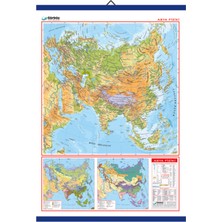 Edulab ASYA FİZİKİ HARİTASI (Kaplamalı)