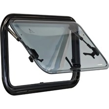 Berhimi 30X50CM Beyaz Amortisörlü Karavan Camı / Pencere