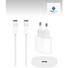 Hibix Pro Iphone 15/16/17/pro/max/plus Uyumlu Hızlı Şarj Seti (20W Adaptör+Type-C To Type-C Kablo)