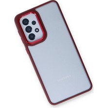 Nuveden Ieg™  Samsung Galaxy A23 4g Kılıf Dora Kapak - Kırmızı NVDN-CEPAKS34