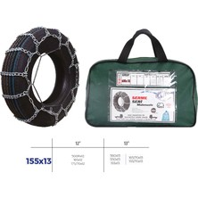 Knk Snmswrld Patinaj Zinciri Binek ve Hafif Tic.araç Serme 12-13 Jant 560X13 Zincir Ebatlari Için Resime Bakiniz
