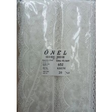 Durukar Dantel Polyester Sanal Tül Bant Krem 20 Metre En 6 cm ON-652-KR