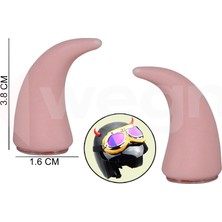 Wegna Snmswrld Direksiyon ve Kask Üstüne Takilan Boynuz Aparati Pembe