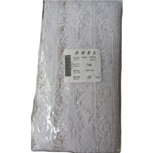 Durukar Dantel Polyester Güpür Bant Beyaz 15 Metre En 5 cm ON-740-B