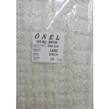 Durukar Dantel Polyester Güpür Bant Krem 15 Metre En 6 cm ON-1650-KR