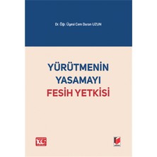 Adalet Yayınevi Yürütmenin Yasamayı Fesih Yetkisi