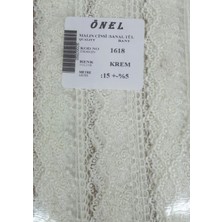 Durukar Dantel Polyester Sanal Tül Bant Krem 15 Metre En 3 cm ON-1618-KR